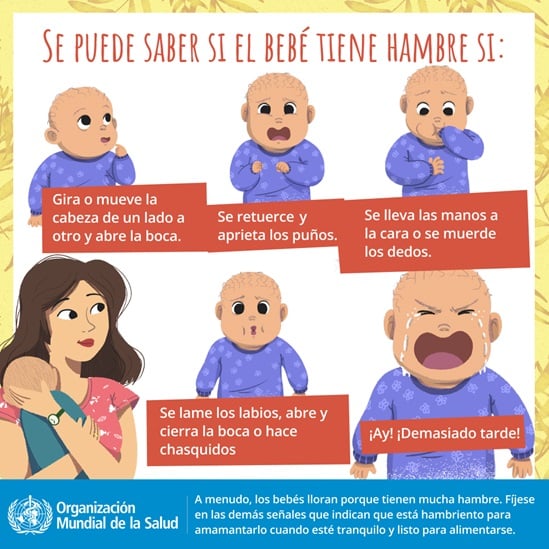 Campaña Instagram de la OMS sobre el amamantamiento